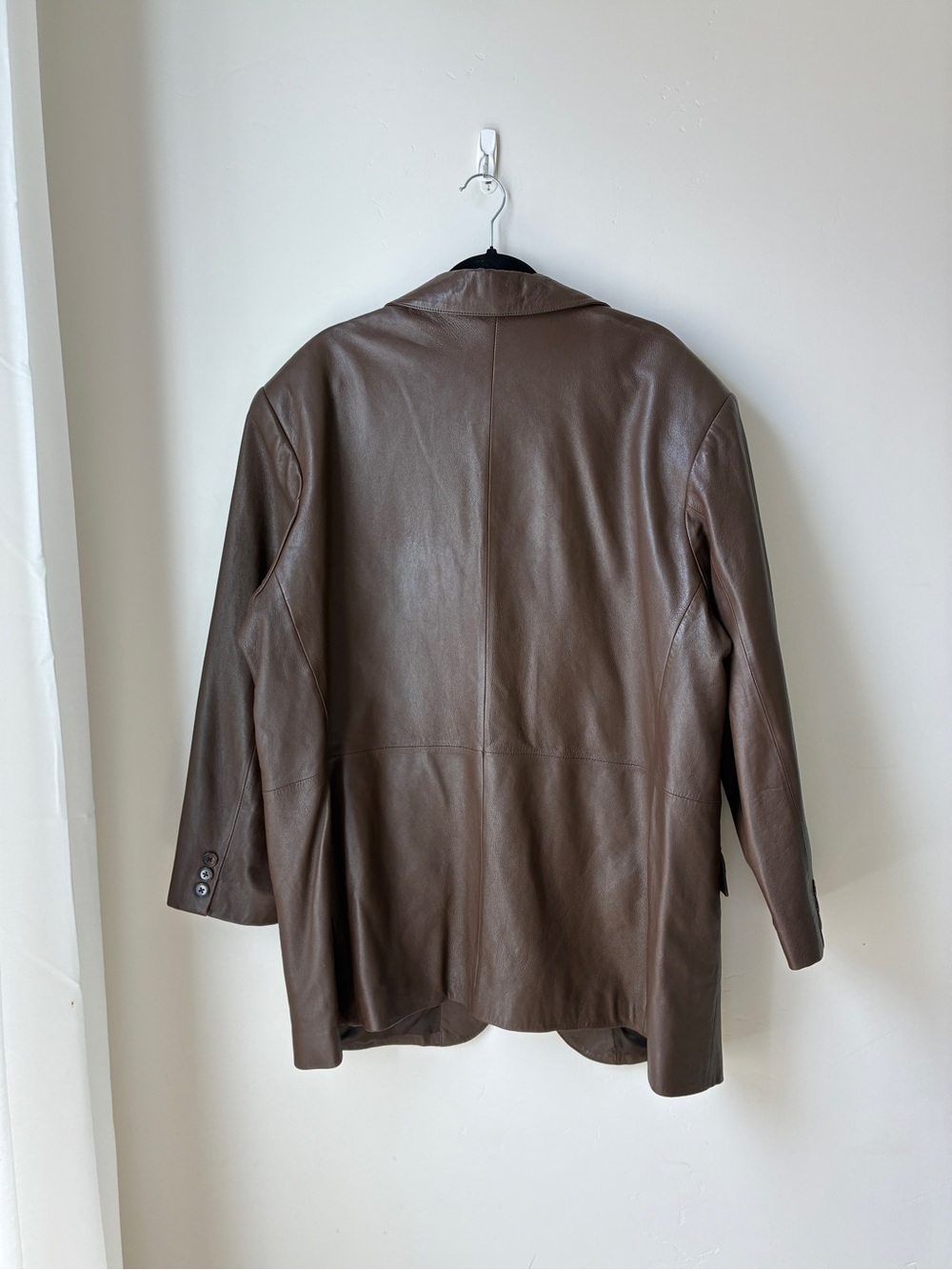 Roundtree & Yorke Brown Leather Jacket - Picture 4 of 4